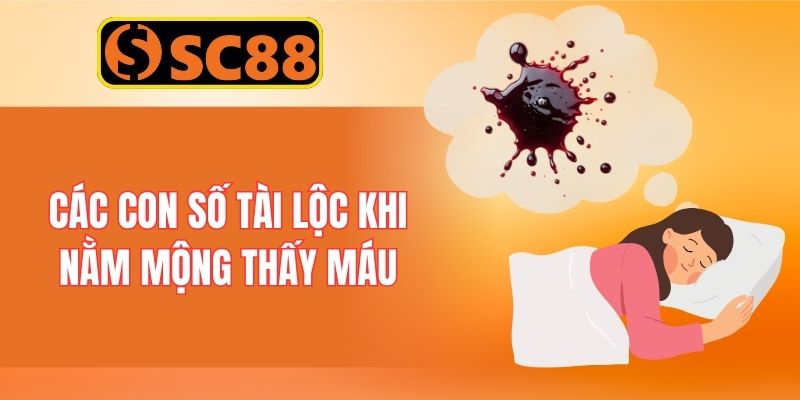Các con số tài lộc khi nằm mộng thấy máu